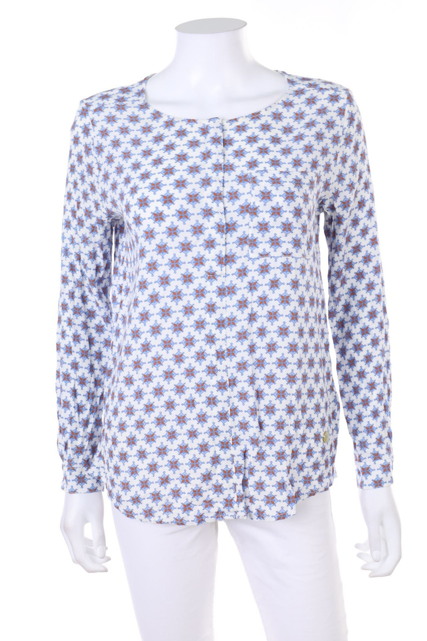 LIEBLINGSSTÜCK - Blouse, Viscose with Geo Print - D 38