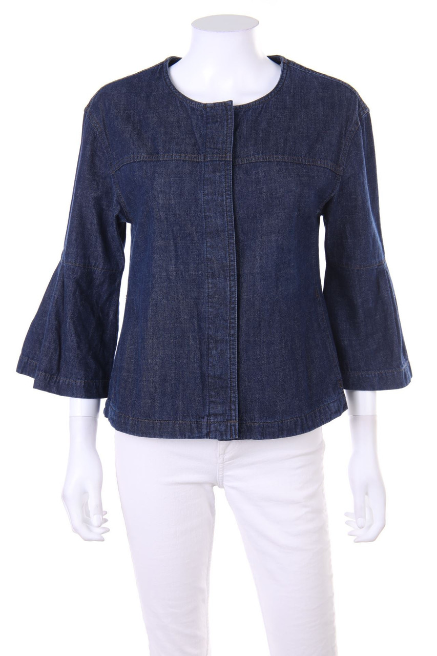 hessnatur - Denim Jacket with 3/4-Sleeves - D 36