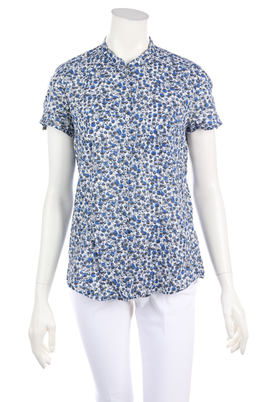 Marc O´Polo - Kurzarm-Bluse mit Print - M