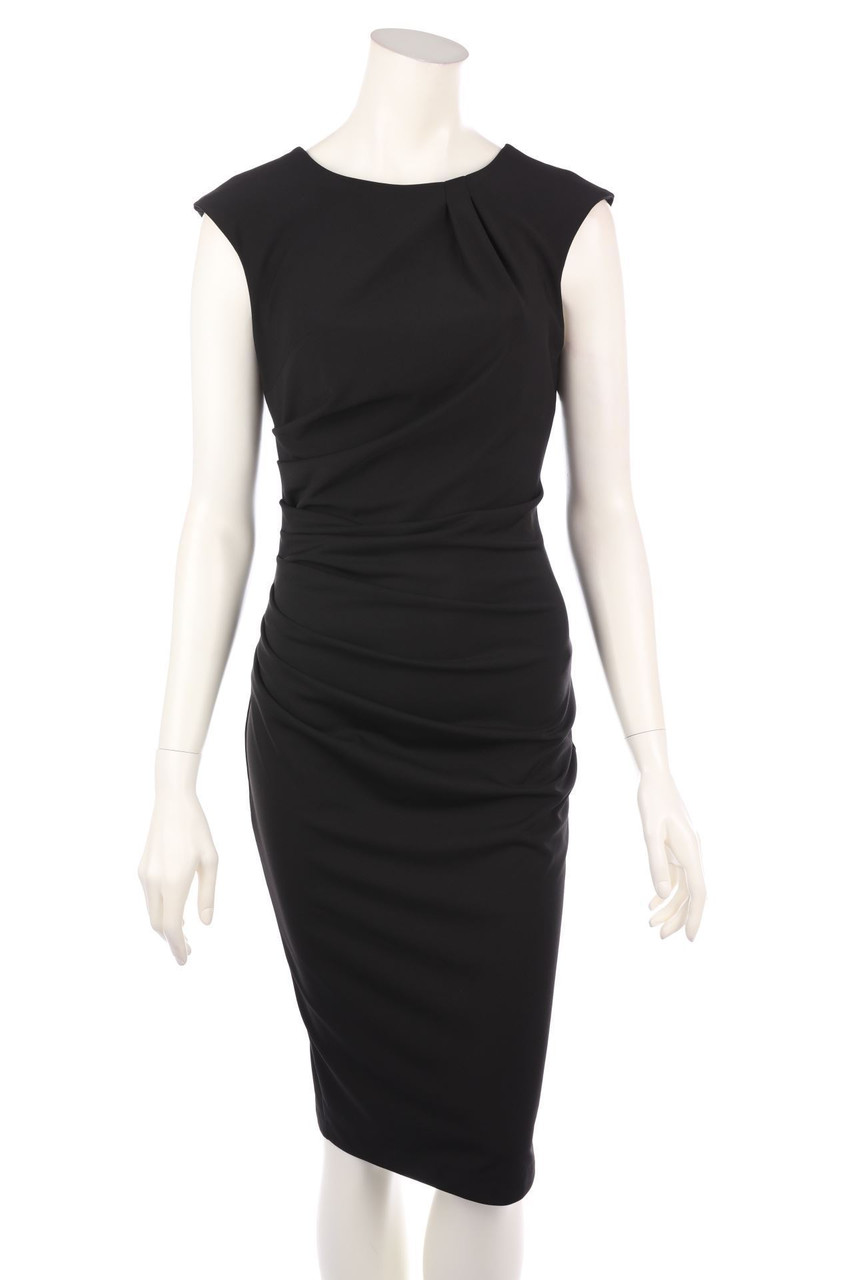 RINASCIMENTO - Sheath Dress with Draping - S