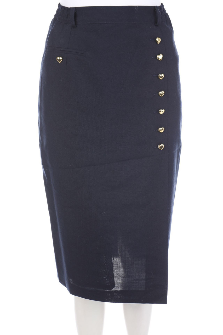 GIORGIA NETTI - Skirt with Decorative Buttons - D 36