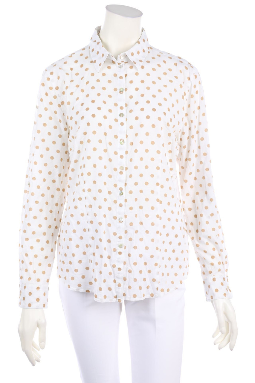 TAIFUN SEPARATES - Hemd-Bluse mit Polka Dots - D 42