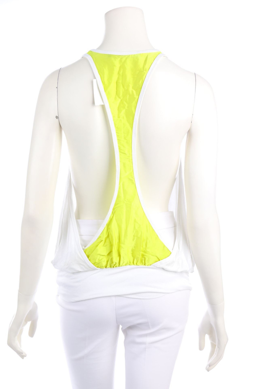 PHARD - Racerback-Top mit Raffungen - L