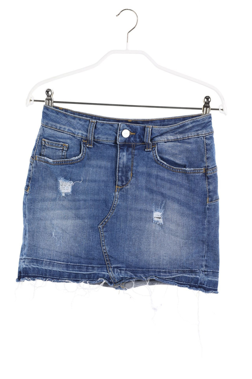 REBEL QUEEN by LIU JO - Denim Mini Skirt - D 36