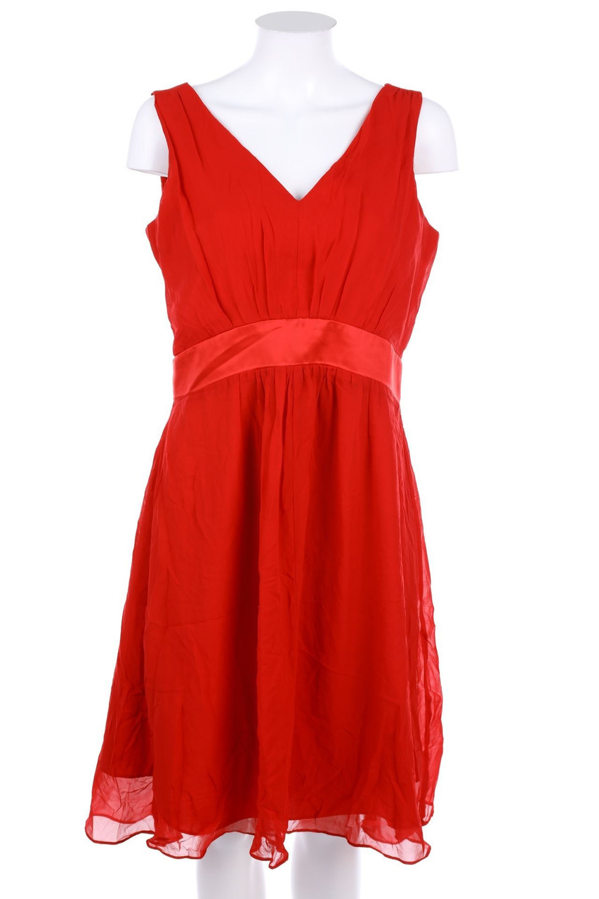 JJB BENSON - Cocktail Dress made of Silk with Ruffles - D 40