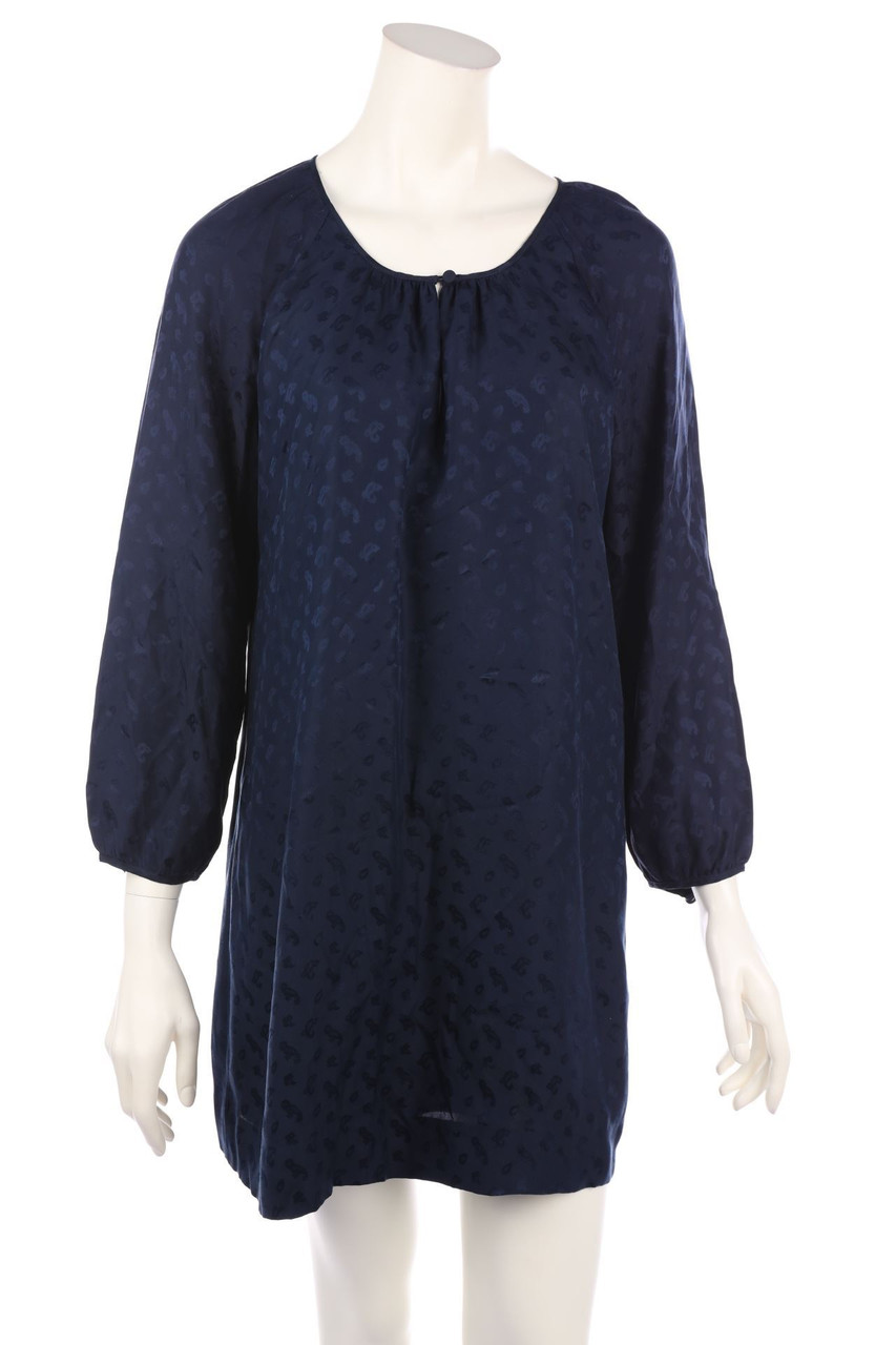 J.CREW - Satin-Kleid mit Raffungen - D 38