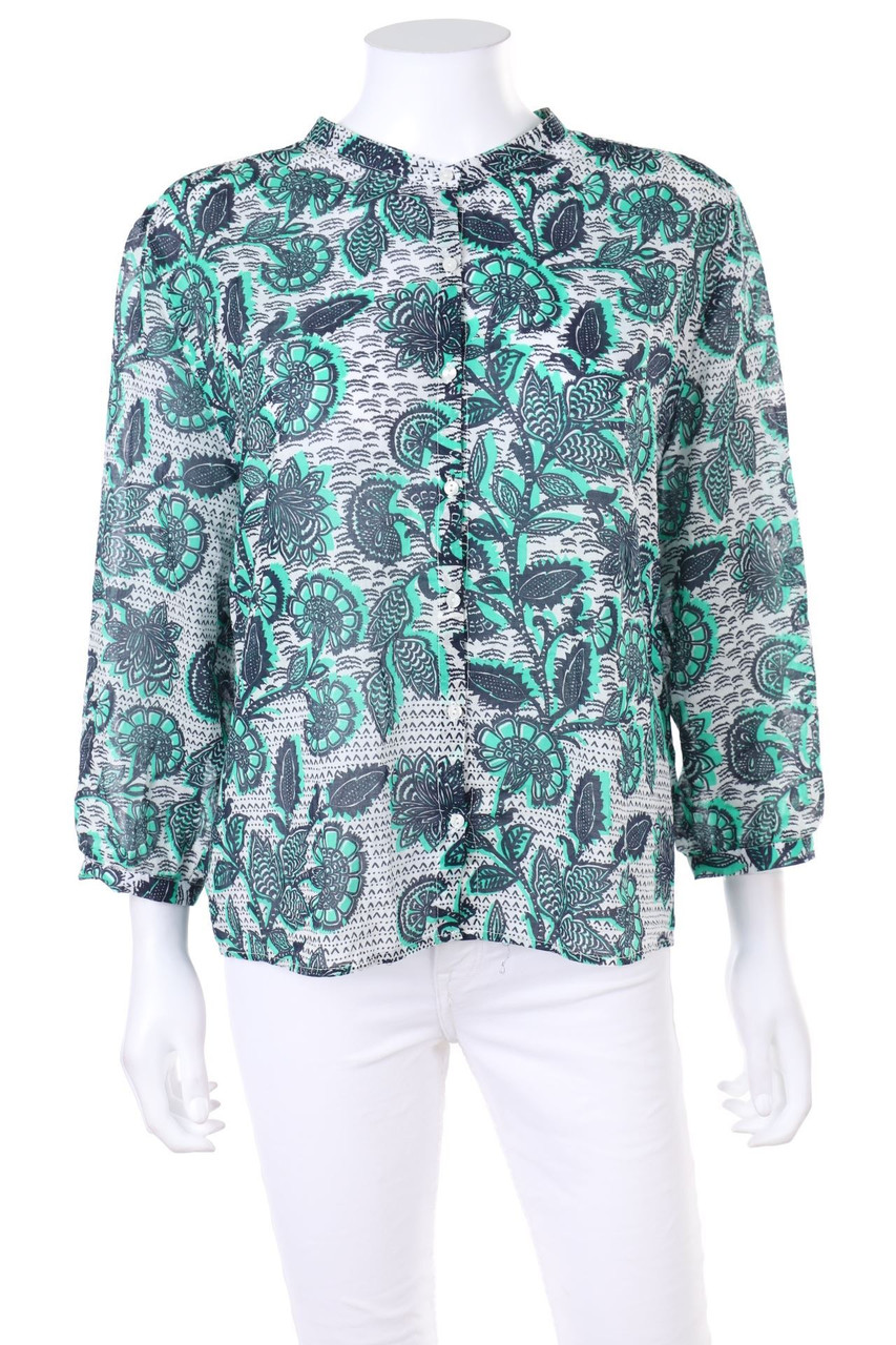CAROLL - Blouse with floral print - D 36