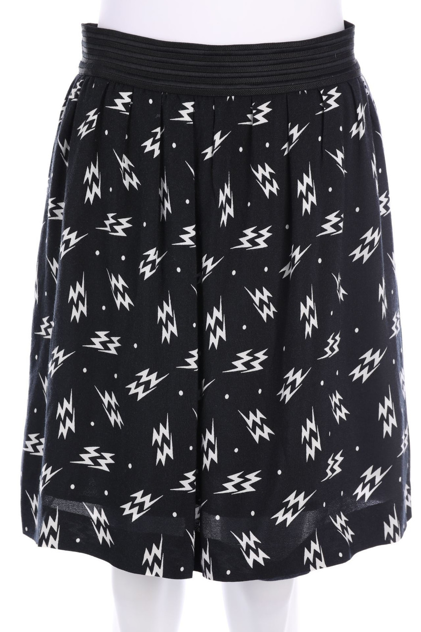 CLAUDIE PIERLOT - Pleated Mini-Skirt with Elastic Band - D 38
