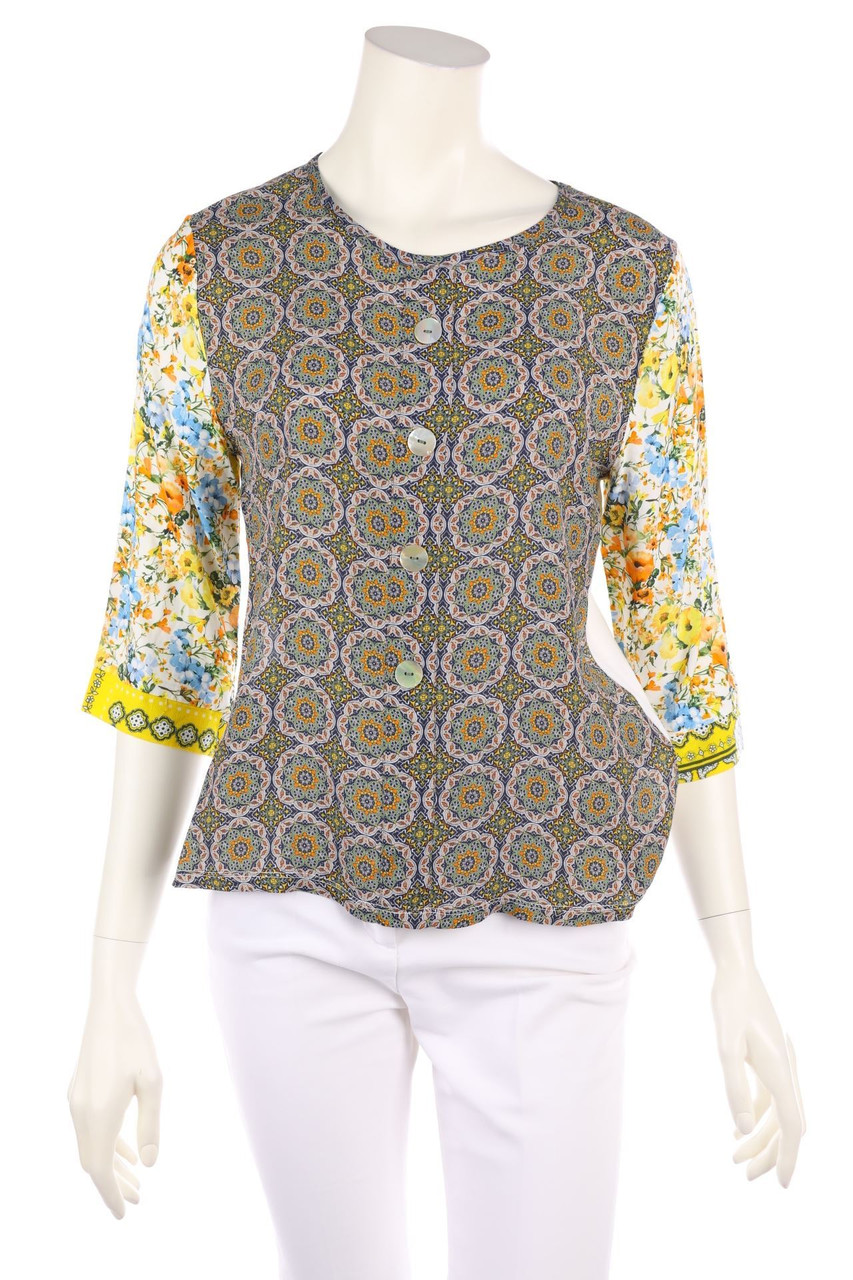 rich & royal - Print-Bluse mit 3/4-Ärmel - M