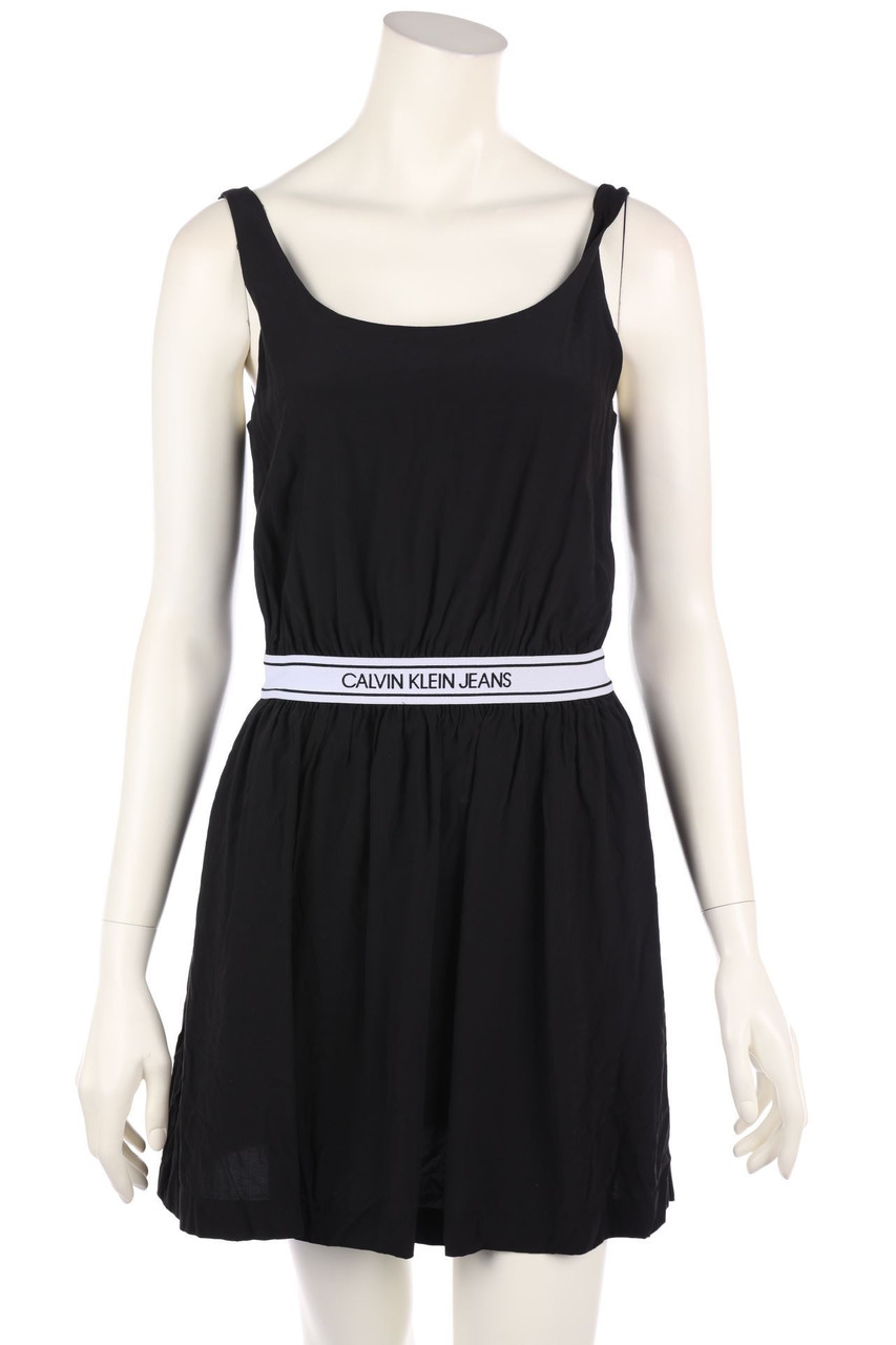 Calvin Klein - Mini Dress with Logo-Print - S