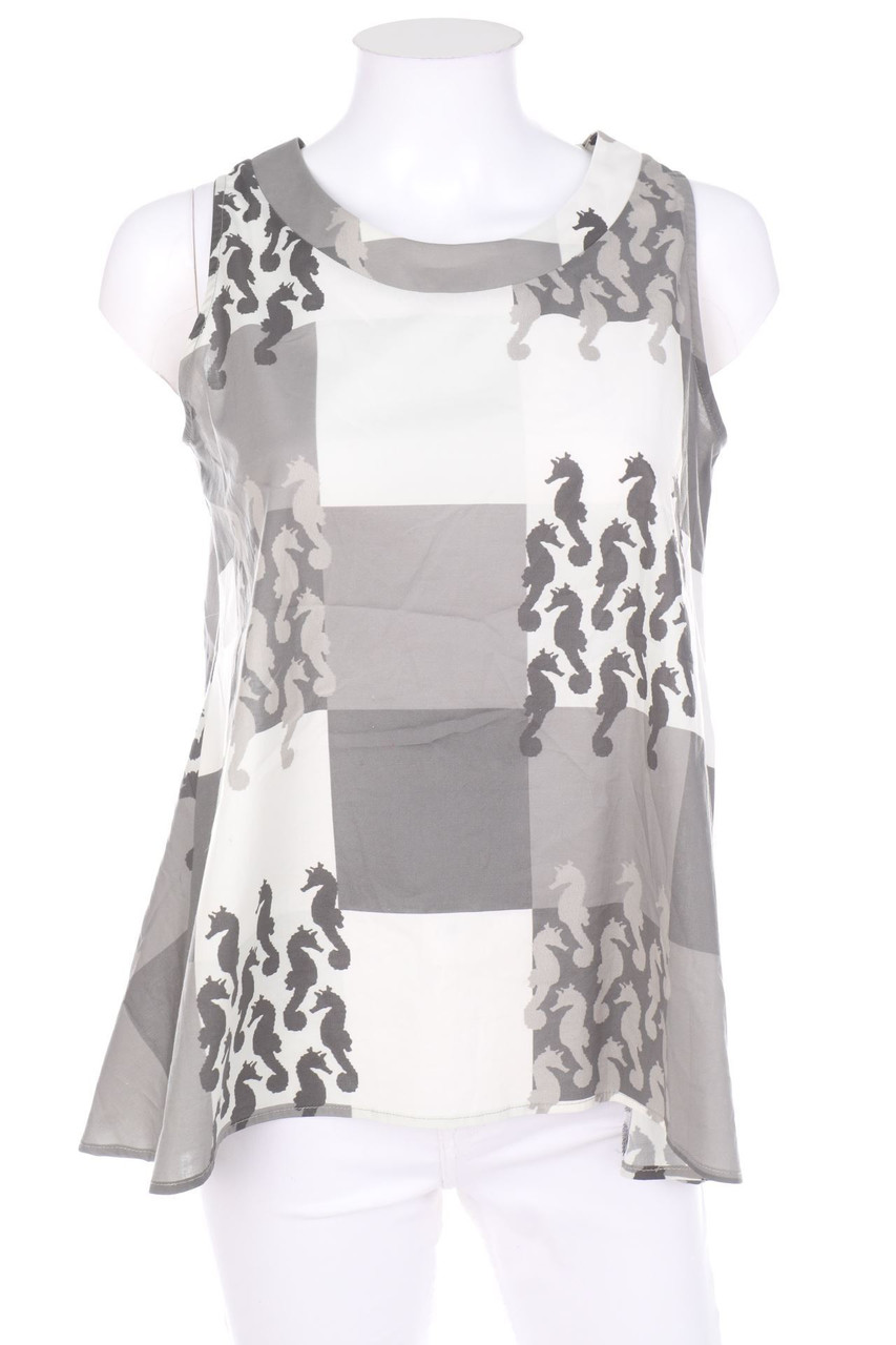 ANNA SERAVALLI - Top mit Print - D 36