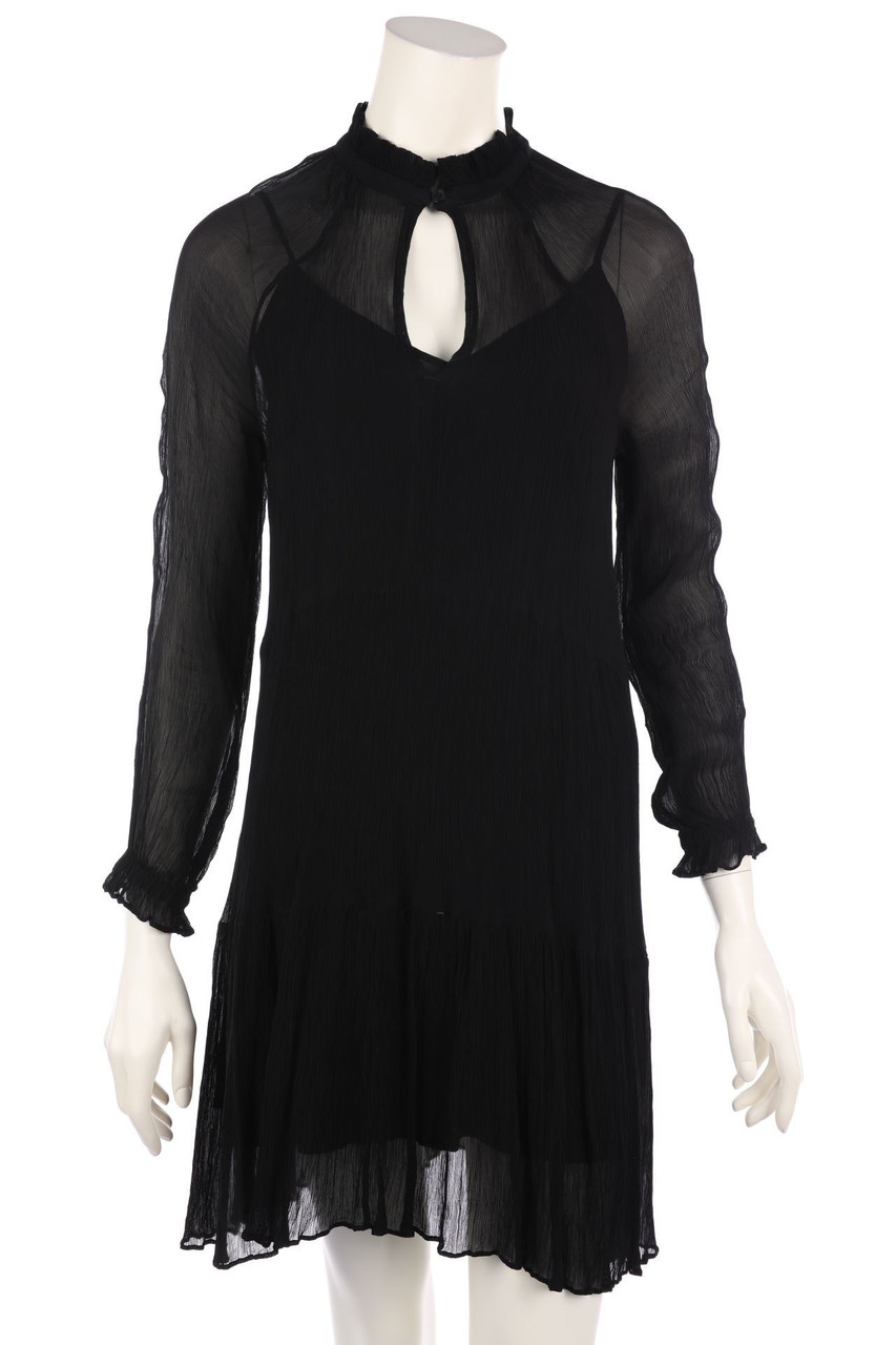 SECOND FEMALE - Chiffon-Abendkleid mit Rüschen - S