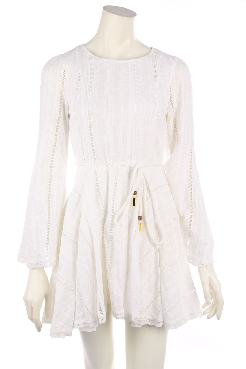 TULAROSA - Boho Dress with Lace Insert - S