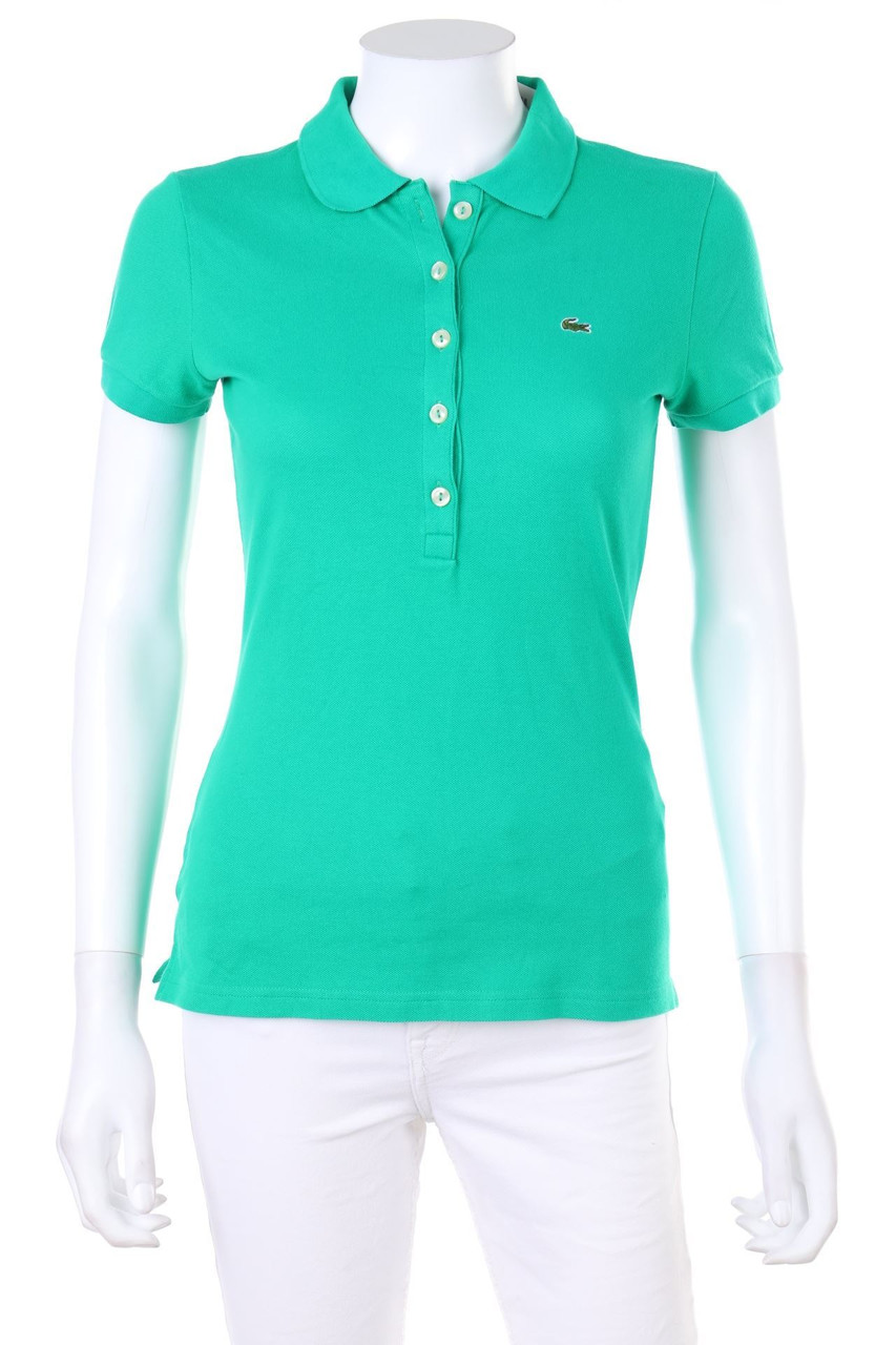 LACOSTE - Polo-Shirt mit Logo-Stickerei - D 36