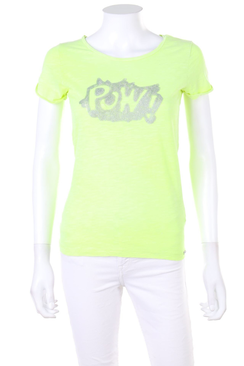 IKKS - Kurzarm-Shirt mit Pailletten - S