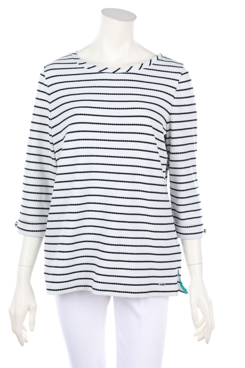 TAIFUN - 3/4-Arm-Shirt mit Streifen - D 40