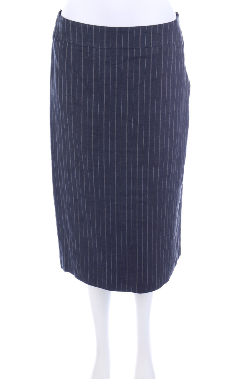Max Mara - Skirt, Linen Mix with Pinstripes - D 40
