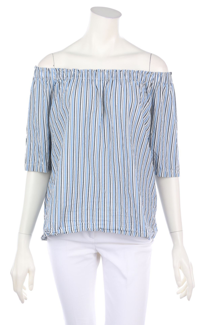 Marc O´Polo - Off-the-shoulder blouse with Stripes - D 40