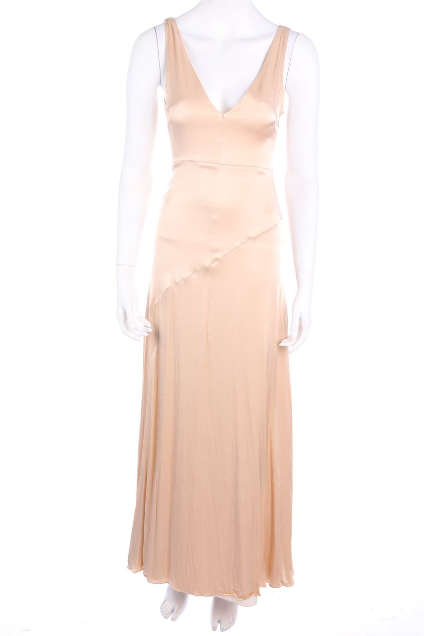 Les Héroïnes - Maxi-Abendkleid aus Satin - D 34