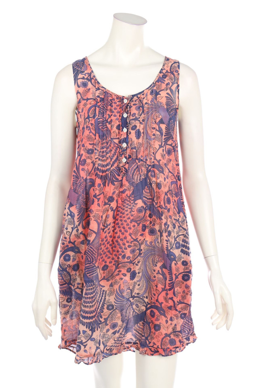 0039 ITALY - Dress with floral print - S