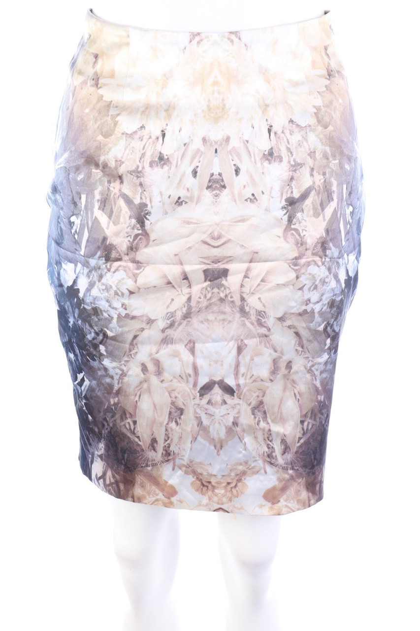 ALLSAINTS - Satin Skirt with Flower Print - D 34