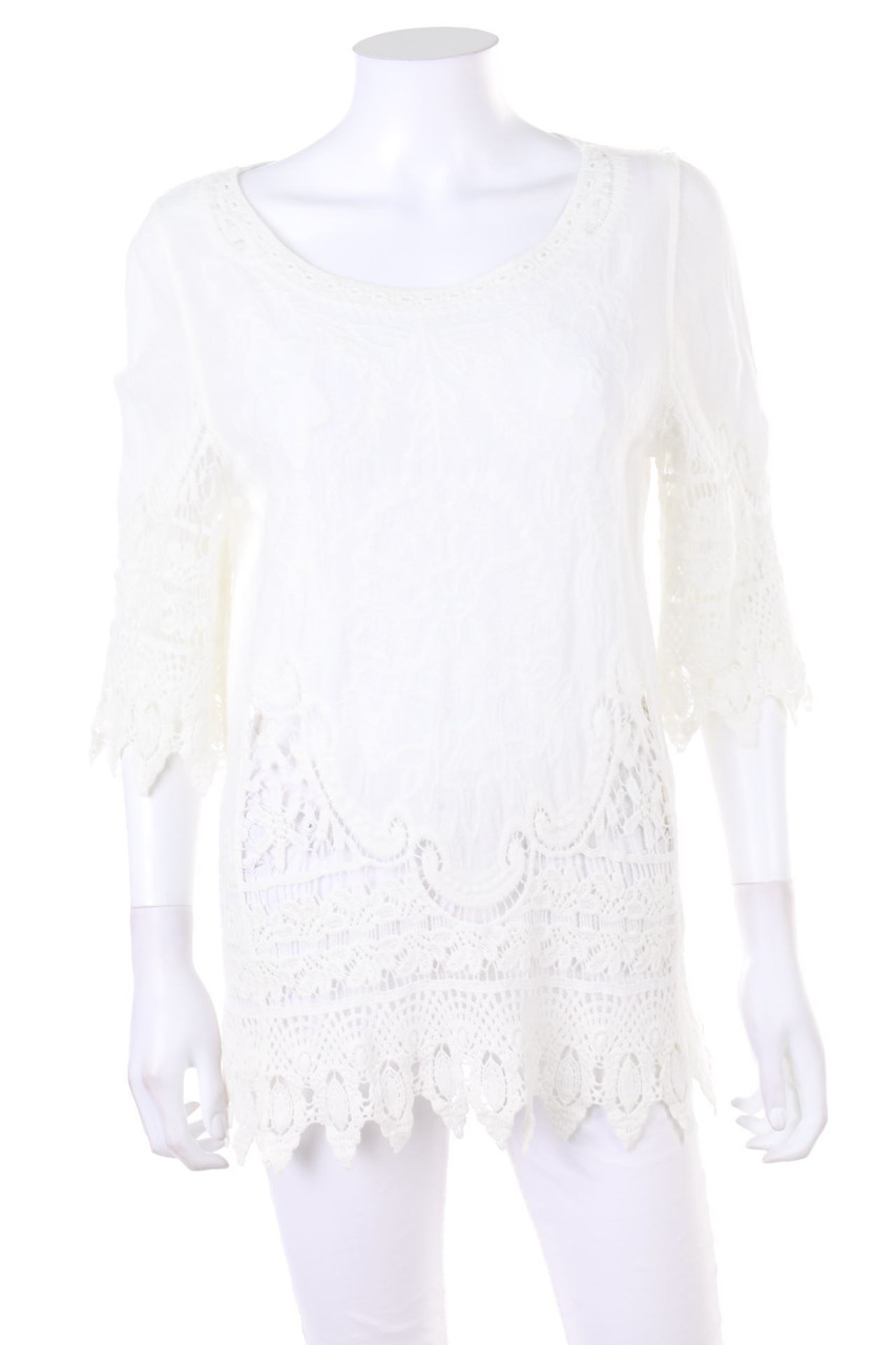 MALVIN - Boho-Blouse with 3/4 Sleeve - D 36