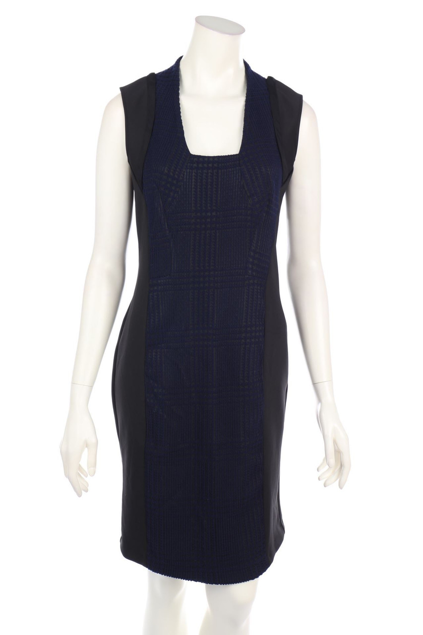 SANDRO FERRONE - Sheath Dress, Layer Look - D 38