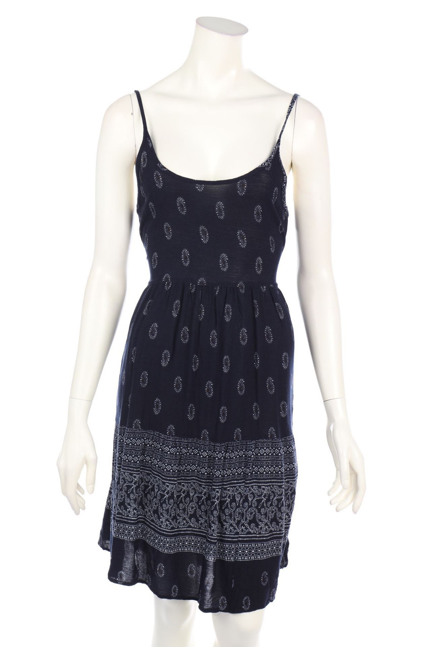 marée - Strap-Mini Dress with Ethno Print - M