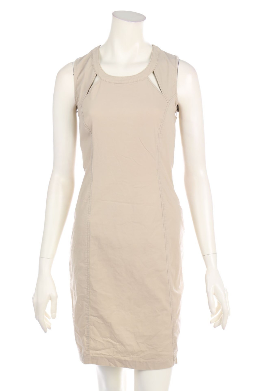 EVA KAYAN - Sheath Dress with Cut-outs - D 36