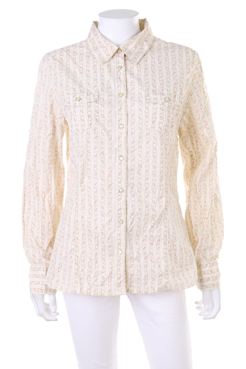 TOMMY HILFIGER - Hemd-Bluse mit Blumen-Print - L