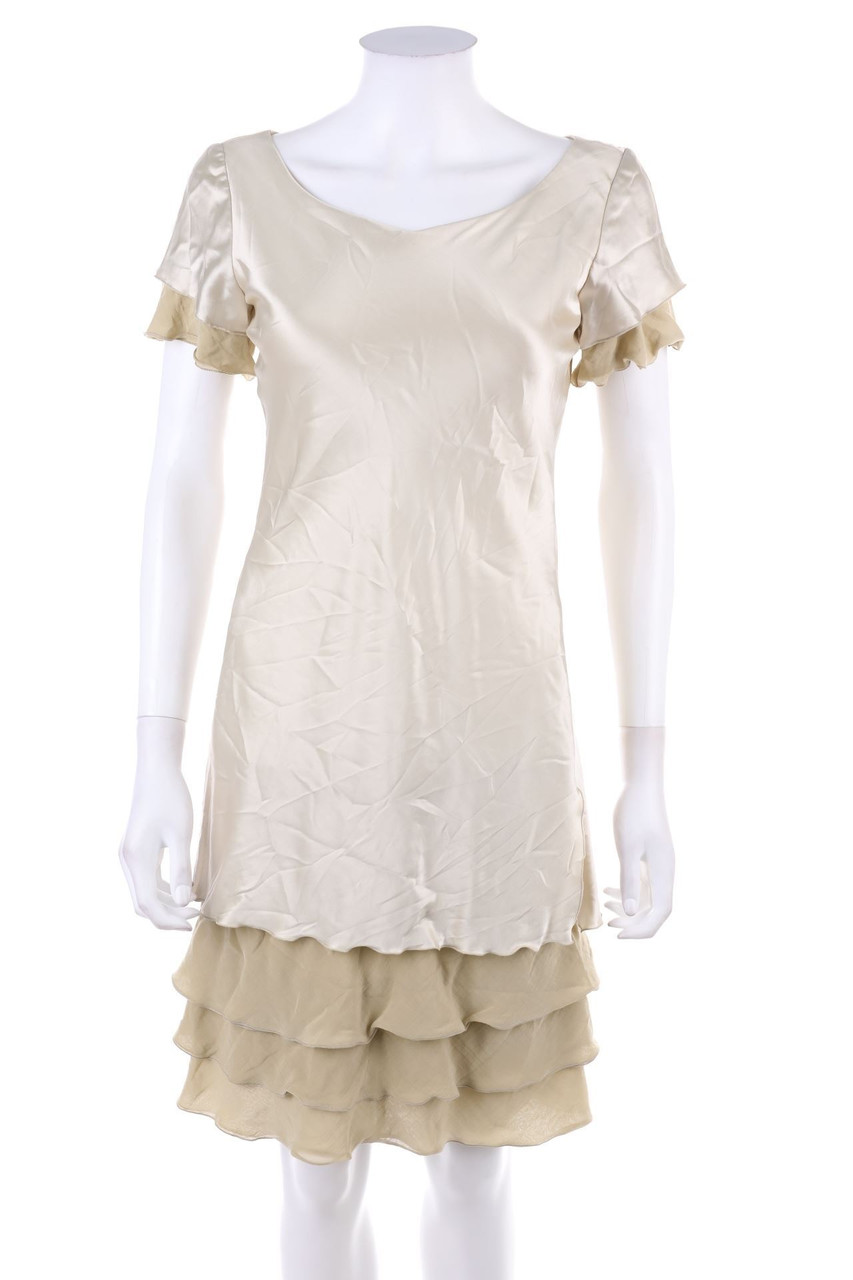 EMPORIO ARMANI - Cocktail Dress, Silk-blend, Layer Look - D 36