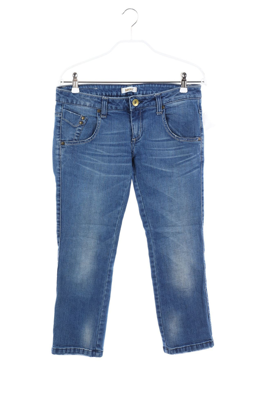 KOCCA - Used Look Skinny Jeans with Logo Patch - W29