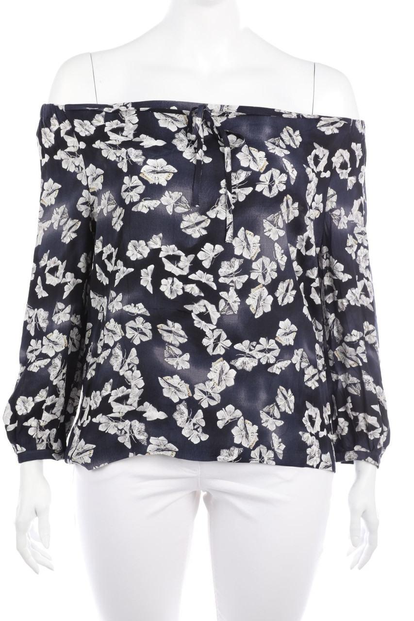 MINT VELVET - Off-the-shoulder blouse with Flower Print - D 42