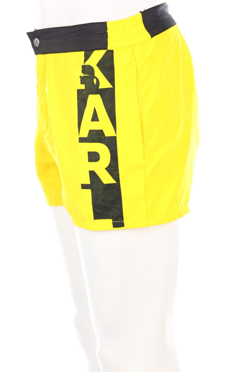 Karl Lagerfeld - Swimming Shorts with Logo-Print - M