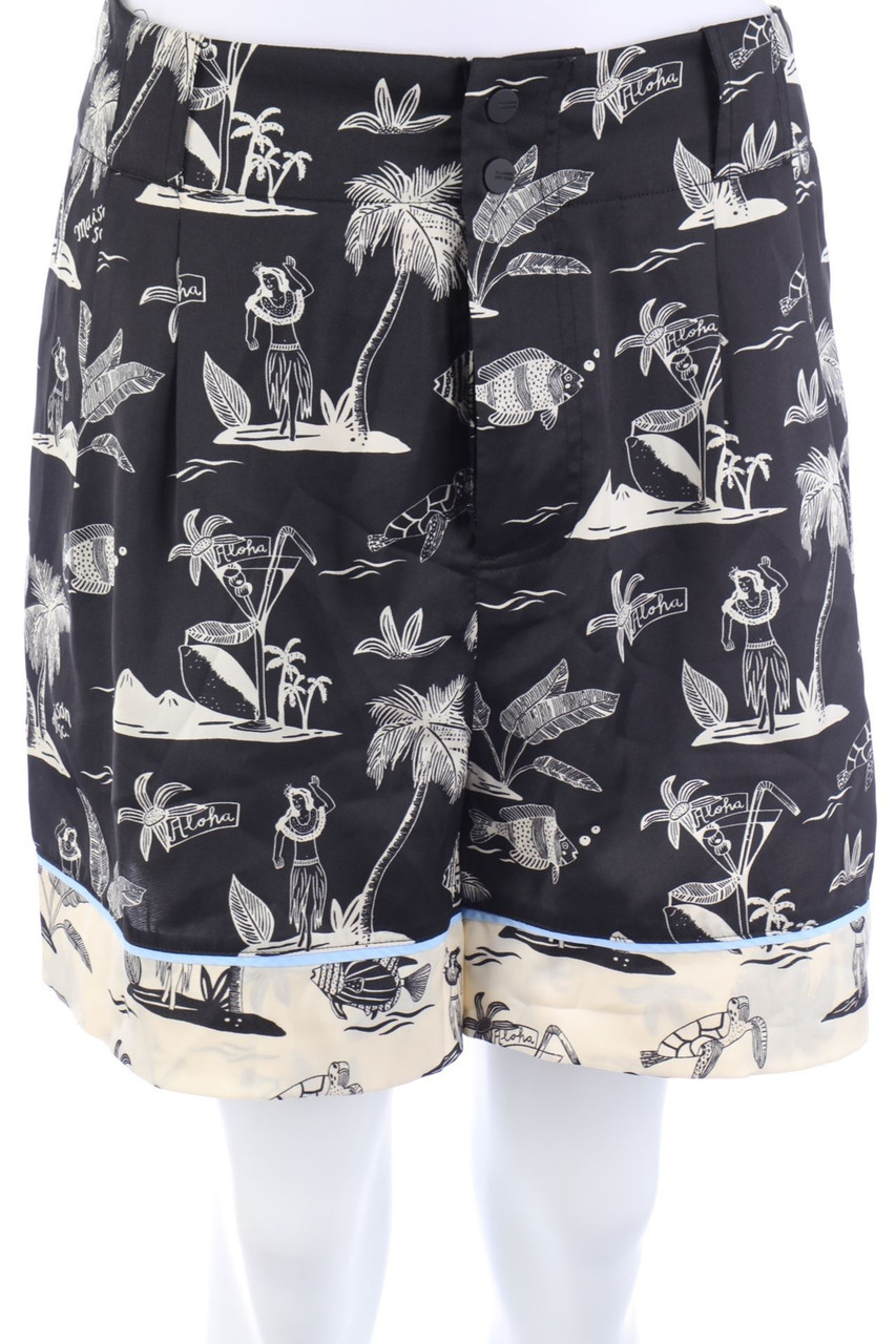 SCOTCH & SODA - Shorts aus Satin mit Print - W30