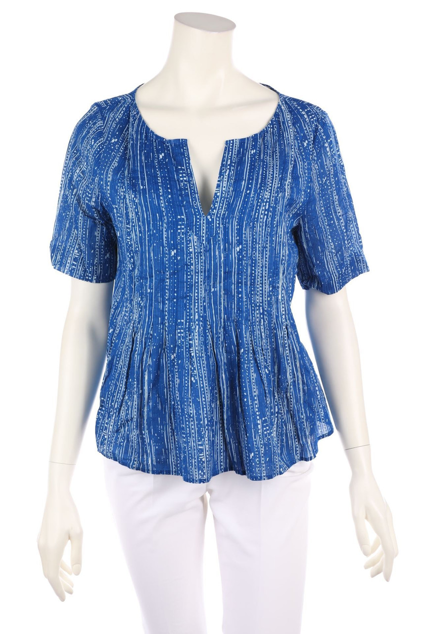 MaEVe - Kurzarm-Bluse mit Print - D 40