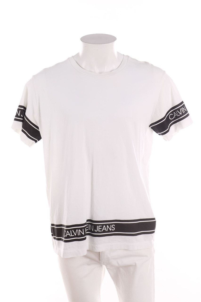 Calvin Klein Jeans - T-Shirt mit Logo-Print - XL