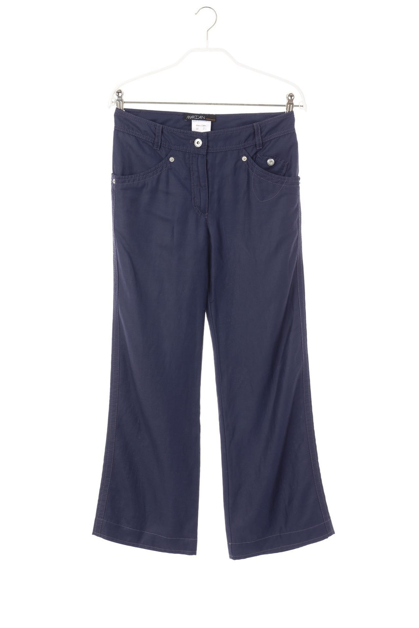 MARC CAIN - Hose aus Viskose-Mix mit Leinen - D 36