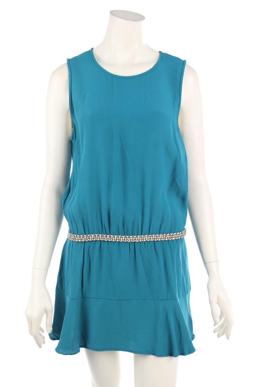 IKKS WOMEN - Mini Dress with Volants - D 38