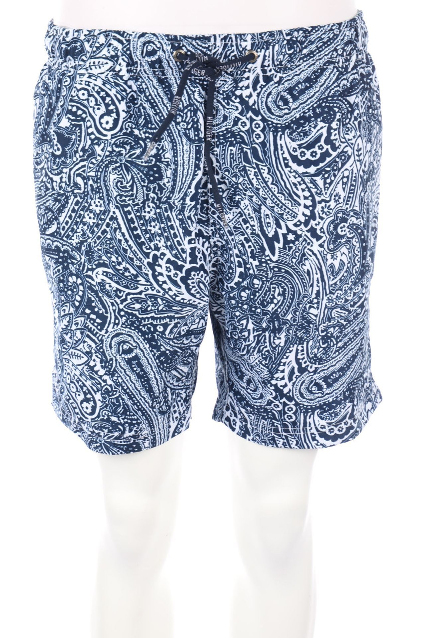 TOMMY HILFIGER - Schwimm-Shorts mit Paisley-Print - S