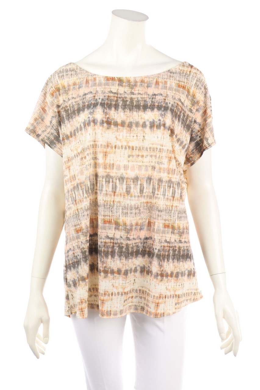 monari - Batwing-Shirt mit Ethno-Print - D 46