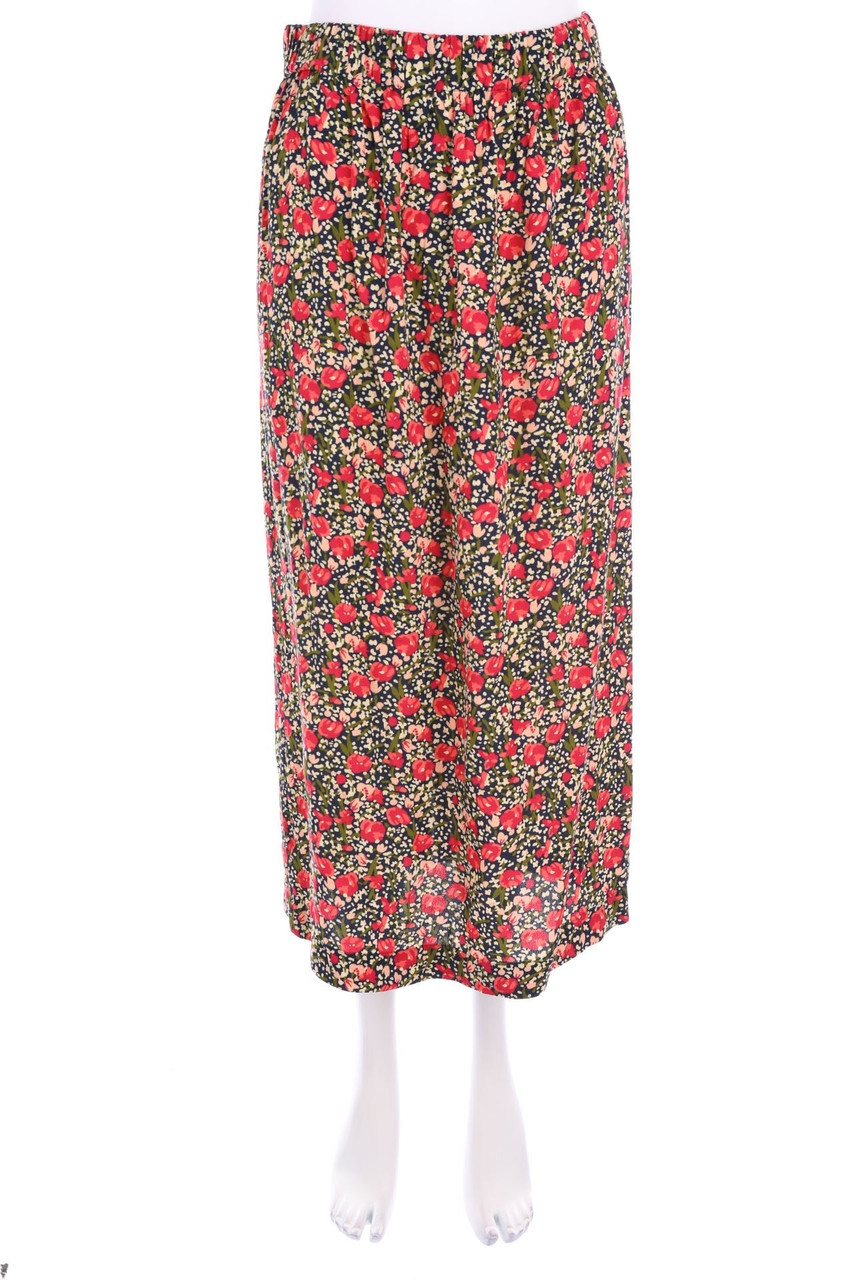 des petits hauts - Midi Skirt with Flower Print - D 36