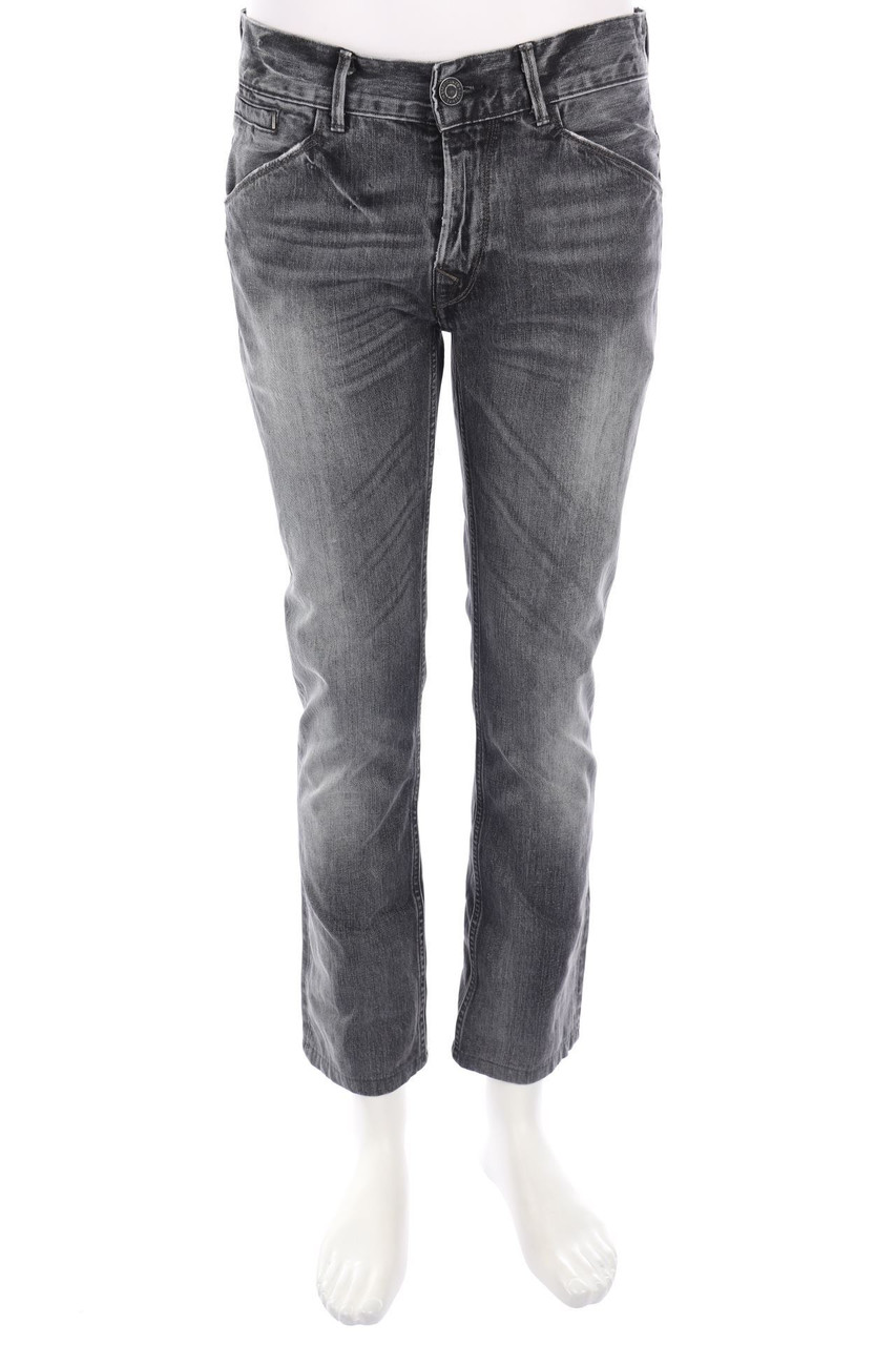 LEVI´S - used look slim jeans with Logo Patch - W33