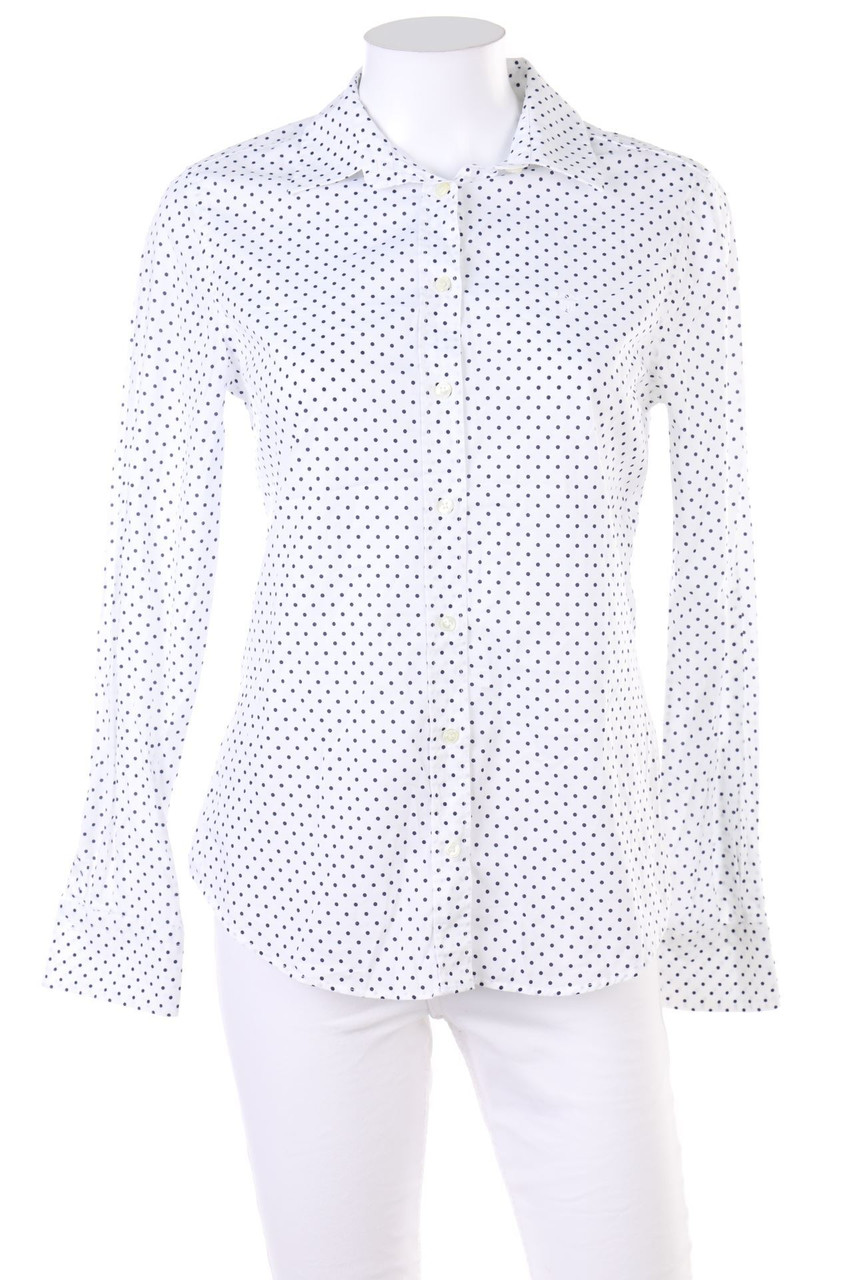 GANT - Bluse aus Baumwoll-Mix mit Polka Dots - D 36