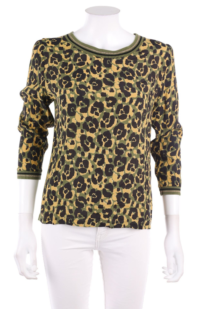 rich & royal - Bluse mit 3/4-Ärmel mit Leo-Print - S