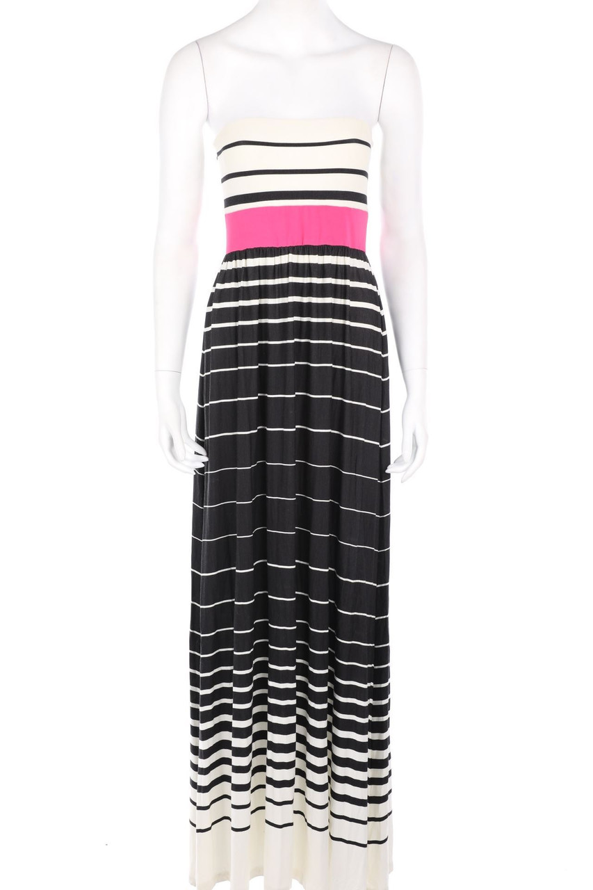 IMPERIAL - Maxi Dress with Stripes - S