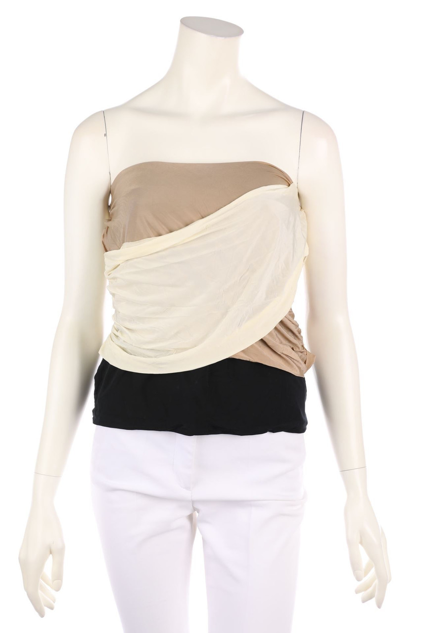 ALLSAINTS SPITALFIELDS - Top in Wickel-Optik - D 38