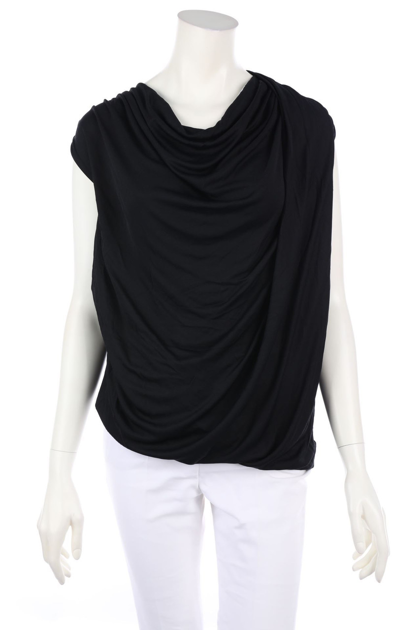 MARC CAIN - Blusentop mit Wasserfall-Ausschnitt - D 40