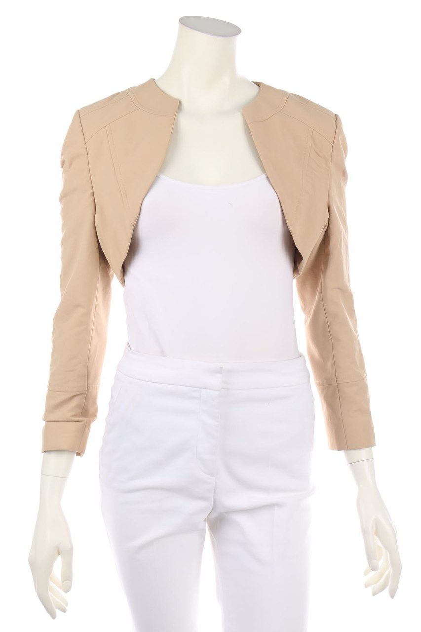 FLAVIO CASTELLANI - Cropped-Blazer mit Wolle - D 38