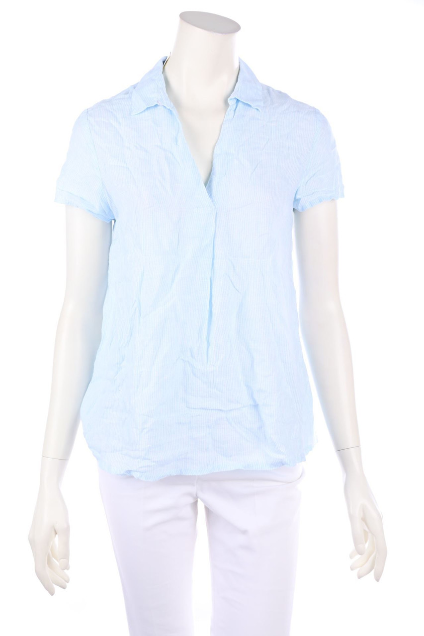 CAROLL - Linen Blouse with Stripes - D 36